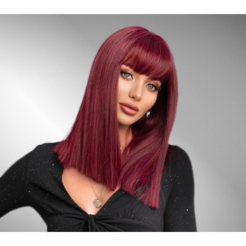 Peruca Shiny Burgundy